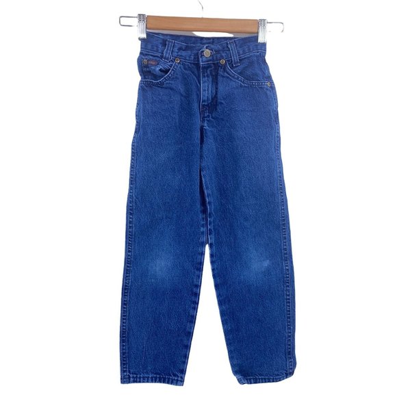 chic Other - Vintage Chic girls denim jeans size 7 slim dark wash high rise 90s